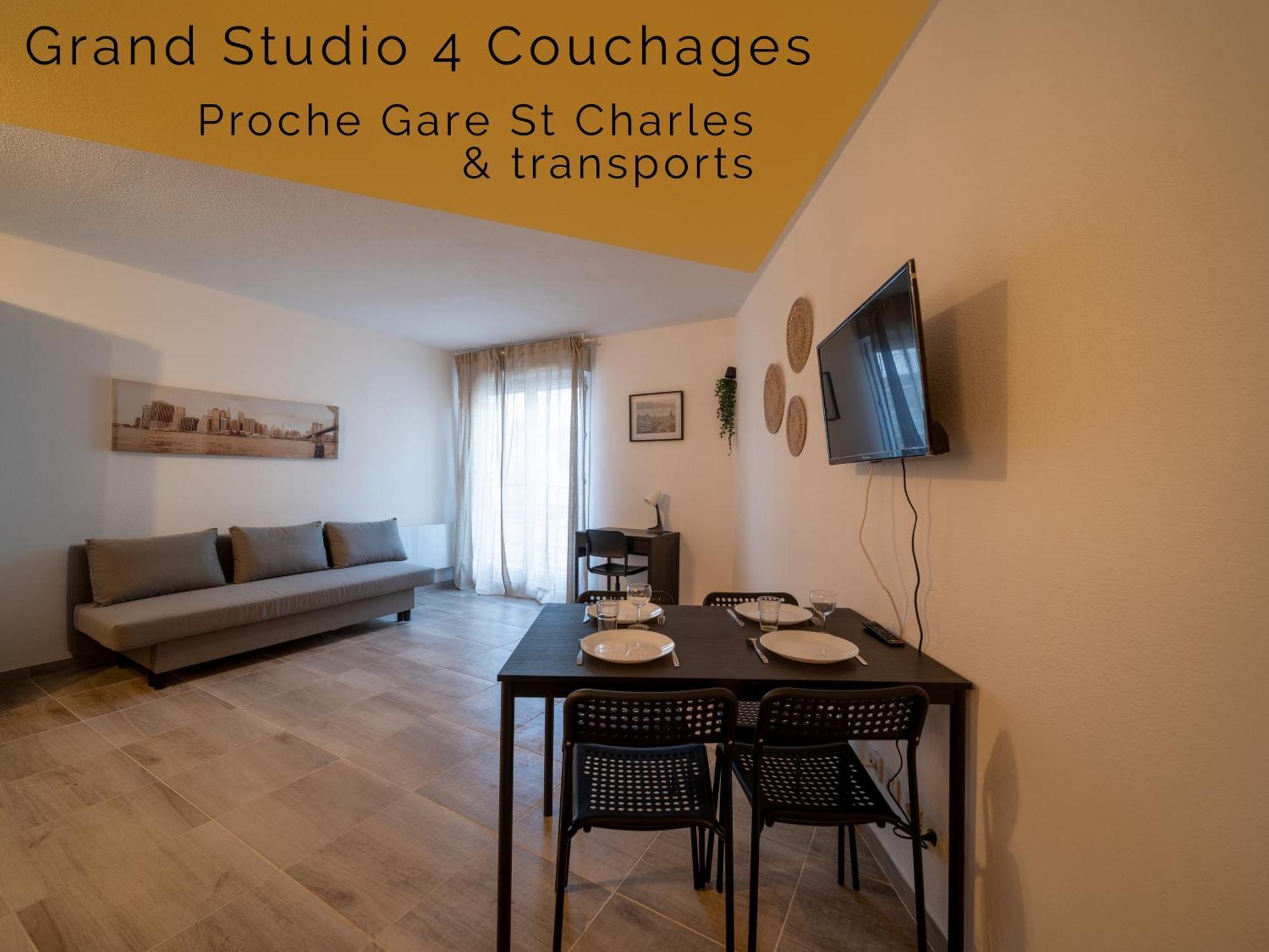 Appartement Tout Equipe A 6 Minutes De La Gare St Charles Marseille Kültér fotó