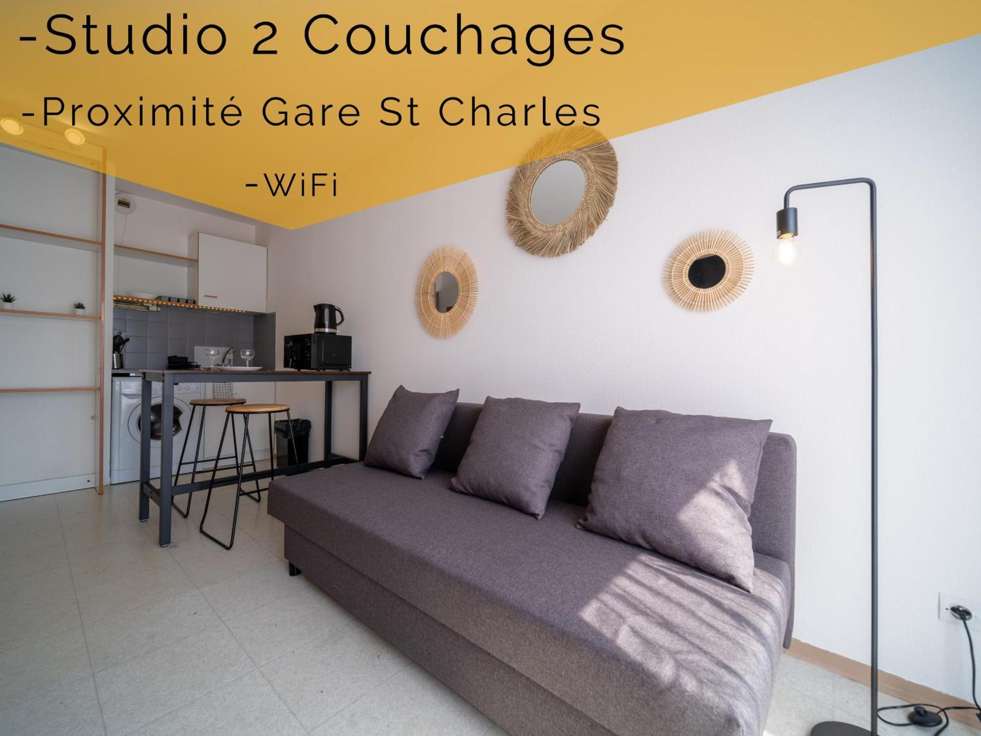 Appartement Tout Equipe A 6 Minutes De La Gare St Charles Marseille Kültér fotó