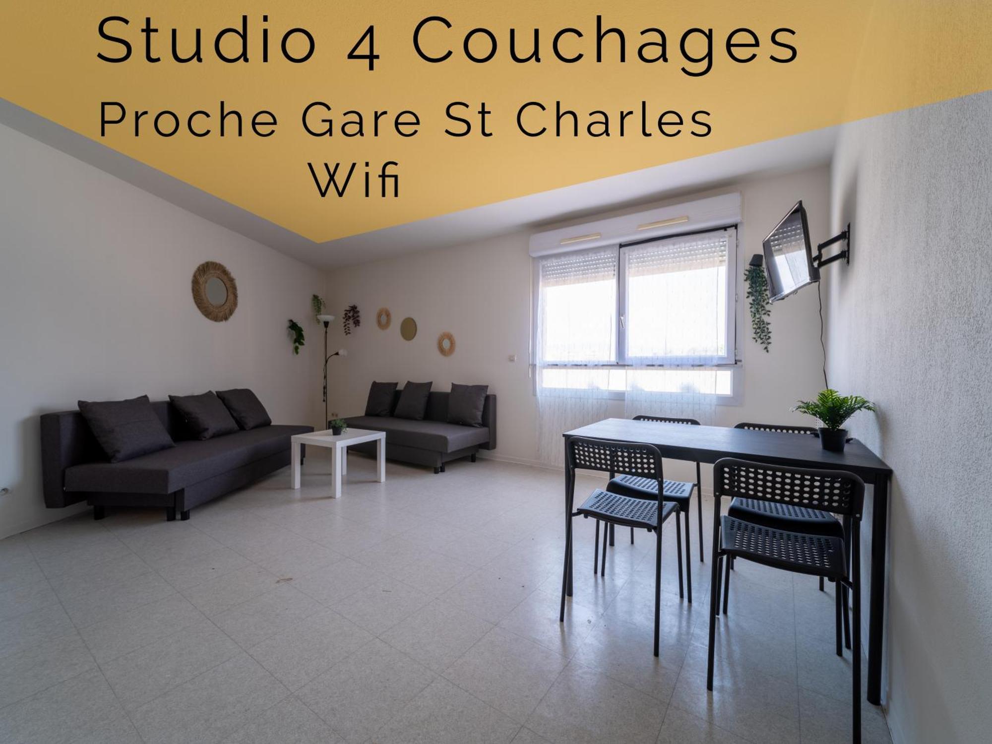 Appartement Tout Equipe A 6 Minutes De La Gare St Charles Marseille Kültér fotó