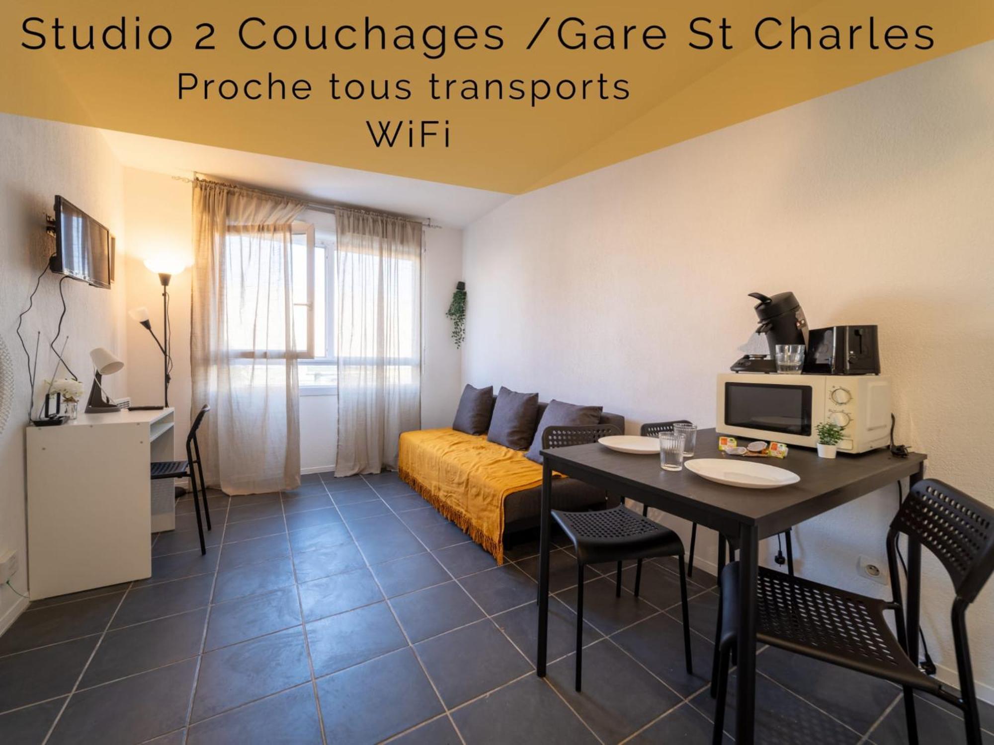Appartement Tout Equipe A 6 Minutes De La Gare St Charles Marseille Kültér fotó